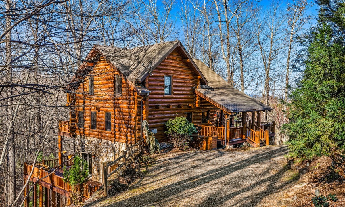 Ridges Over the Lake Cabin | Sun-filled & serene cabin with private hot tub, deck, & amazing views