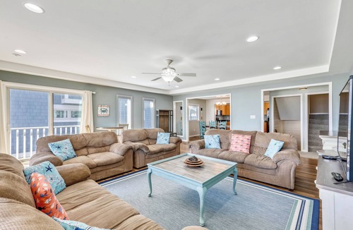South Bethany House | CANCELLATION JUL 4 - 11 $2000 OFF! *Rate listed reflects discount FREE DAILY ACTIVITIES INCLUDED! FABULOUS OCEANFRONT 6 BEDROOM HOME!