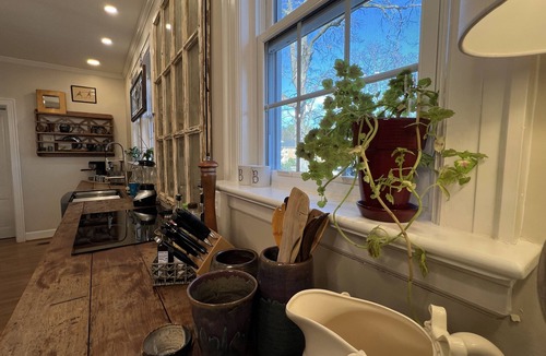 Aiken House | Gated property with historic main home + charming cottage.