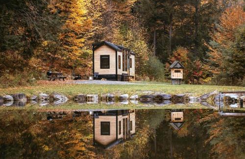 Chester House | Gorgeous Cedar Tiny House for a Unique Pet-Friendly Getaway in Chester, Vermont