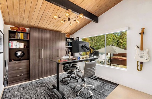 Studio City House | Mid-Century Modern Hills Retreat | Pool, Hot Tub, Steam & Views