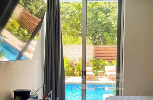 Zama Condo | NHOA 103A Lux 2BR Condo Pool access in Aldea Zama