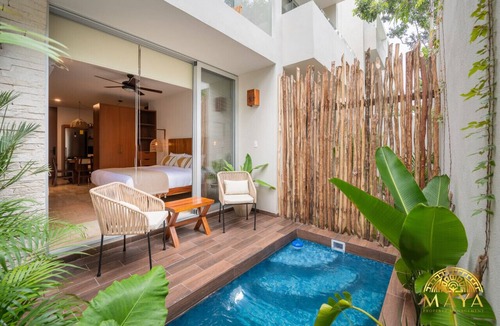 Zama Condo | NHOA 108B Lux 1BR Condo Plunge Pool in Aldea Zama