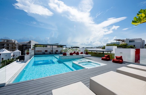 Downtown Condo | Playa del Carmen Luxury Condo in Safe Building by the Beach Near 5th Ave