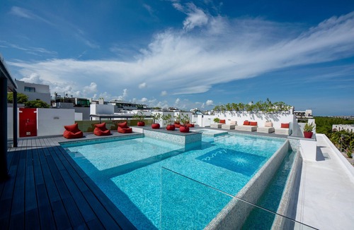 Downtown Condo | Playa del Carmen Luxury Condo in Safe Building by the Beach Near 5th Ave