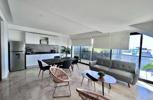 Zazil-ha Condo | Spacious Apartment meters from the sea