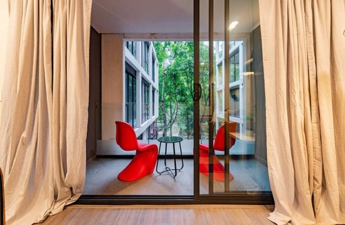 La Condesa Condo | Tranquil Condesa Apt, 2BR/2BA with Rooftop and Gym