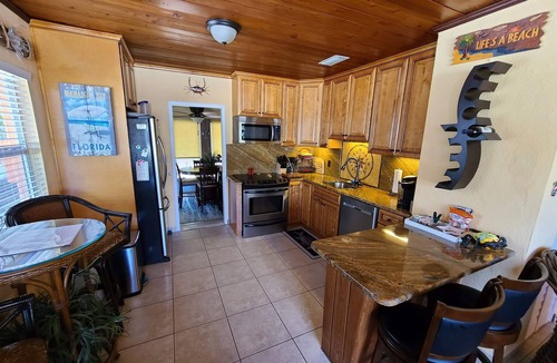 Englewood House | Windrose is 50 STEPS TO BEACH! Beautiful gulf views from the front & back yards.