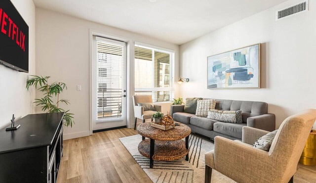 South Coast Modern: 2BD Gem | Pool, Gym + Parking
